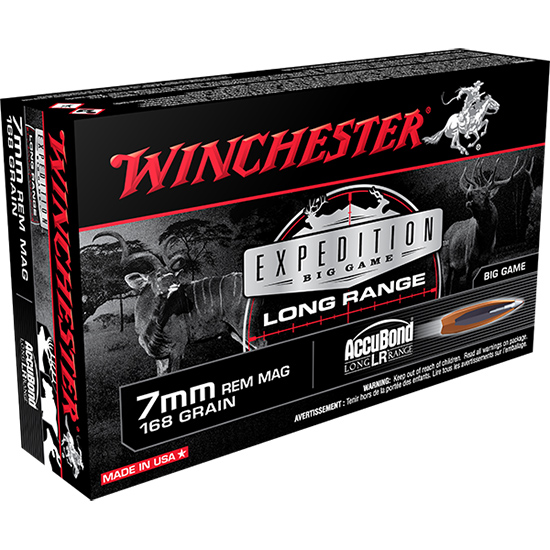 WIN EX BIG GAME LR 7MM REM 168GR ABLR 20/10 - Sale